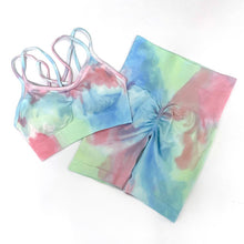 Load image into Gallery viewer, ALPHA collection- Mid Length Scrunch Butt Shorts- Radical Green